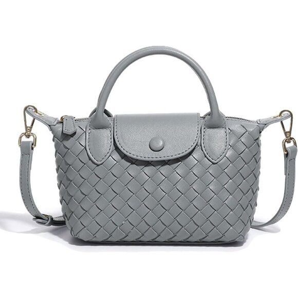 🆕 Fuvezix Leather Crossbody Bag Women Blue Fashion Clutch Luxury Handbag - Picture 1 of 6